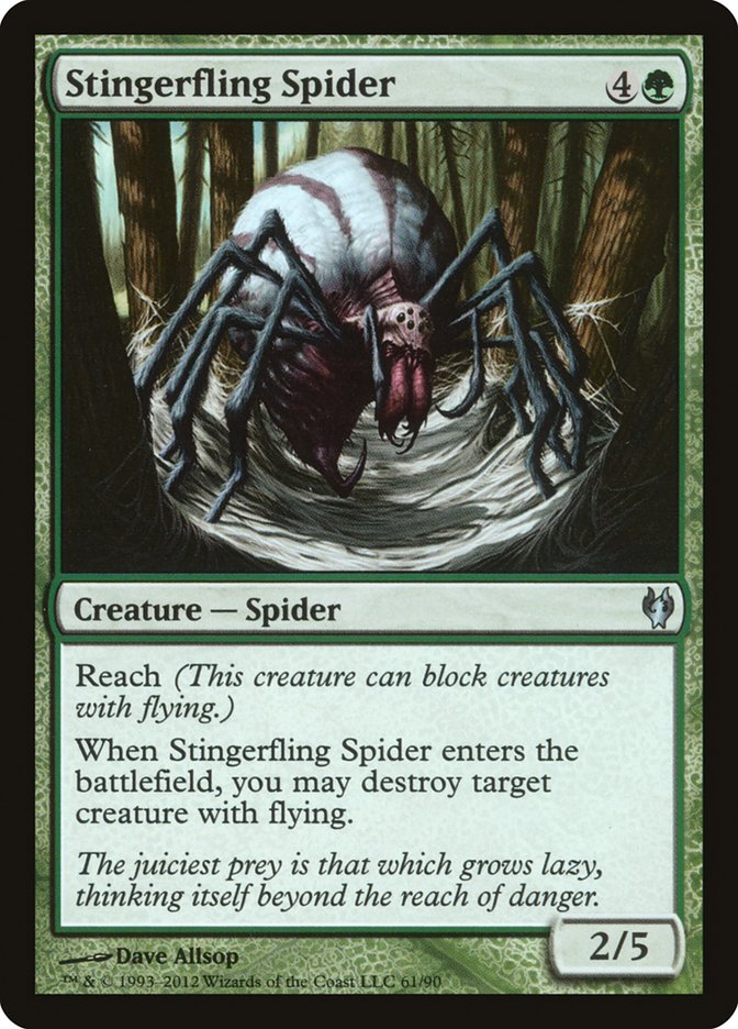 Stingerfling Spider [Duel Decks: Izzet vs. Golgari] | Card Citadel