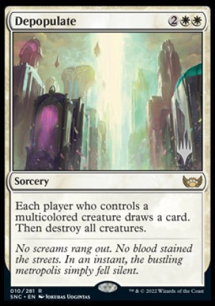 Depopulate (Promo Pack) [Streets of New Capenna Promos] | Card Citadel