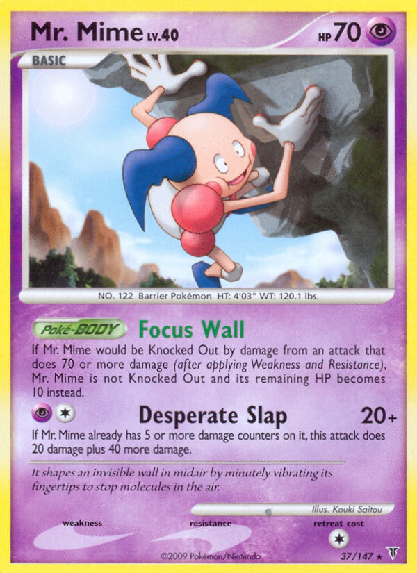 Mr. Mime (37/147) [Platinum: Supreme Victors] | Card Citadel