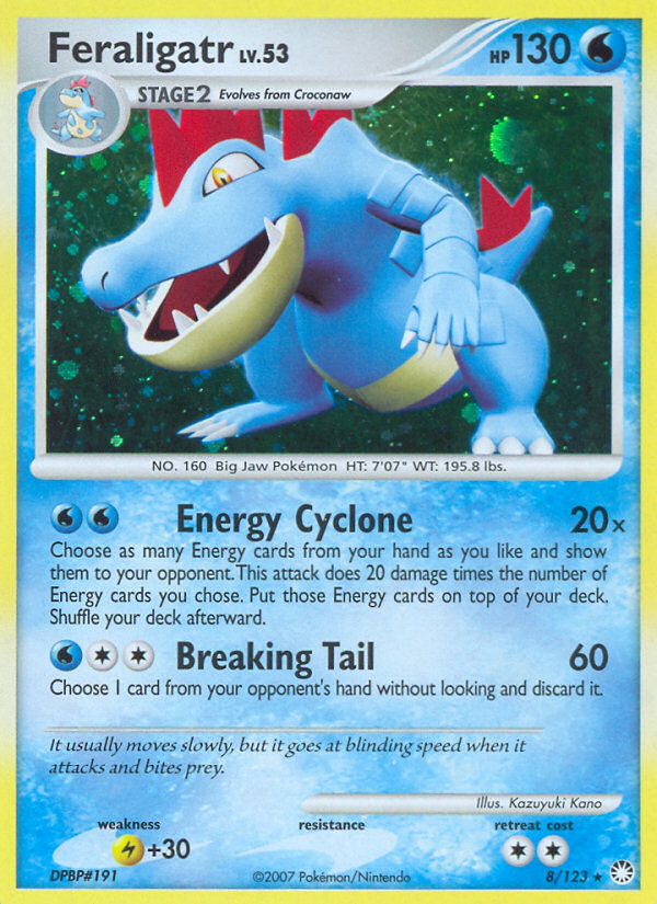 Feraligatr (8/123) [Diamond & Pearl: Mysterious Treasures] | Card Citadel
