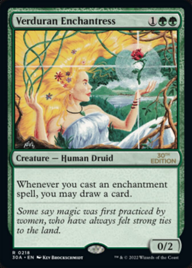 Verduran Enchantress [30th Anniversary Edition] | Card Citadel