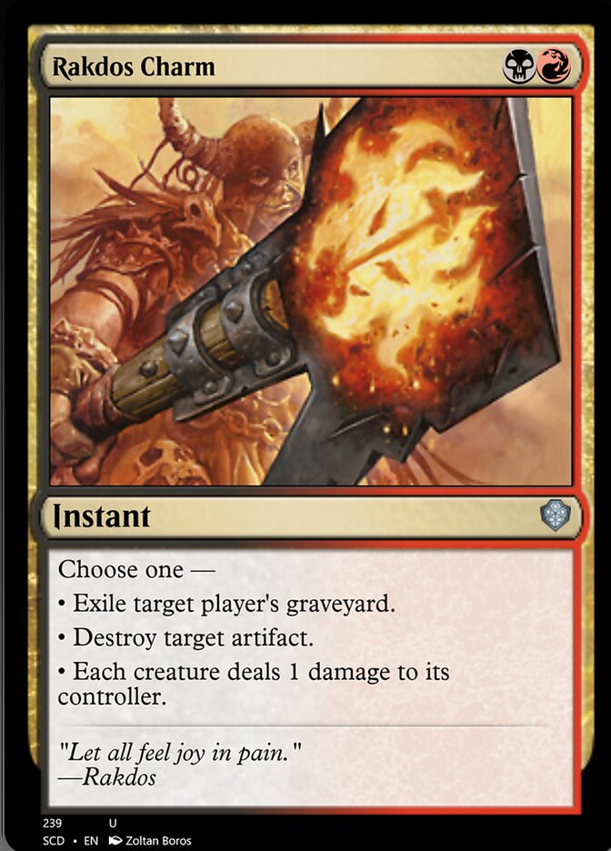Rakdos Charm [Starter Commander Decks] | Card Citadel