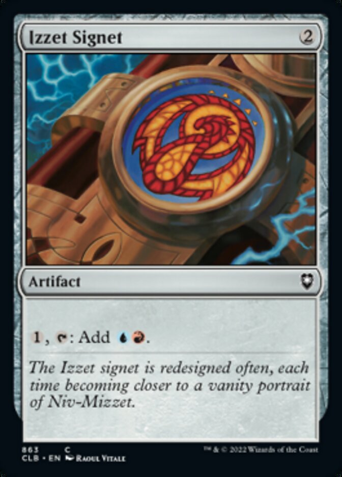 Izzet Signet [Commander Legends: Battle for Baldur's Gate] | Card Citadel