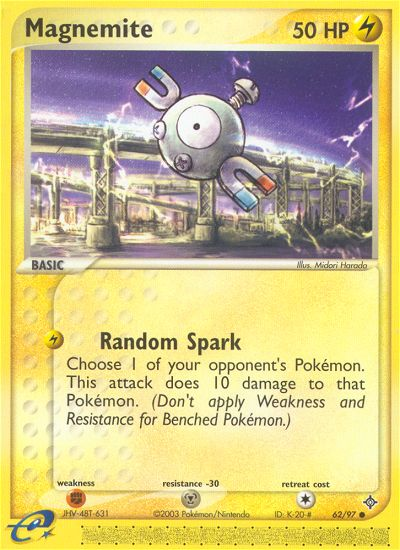 Magnemite (62/97) [EX: Dragon] | Card Citadel