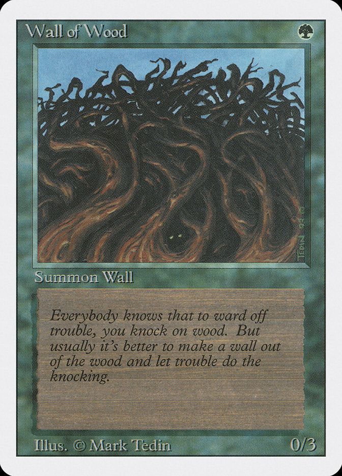 Wall of Wood [Revised Edition] | Card Citadel