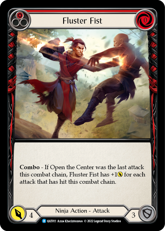 Fluster Fist (Red) [KAT011] (Outsiders Katsu Blitz Deck) | Card Citadel