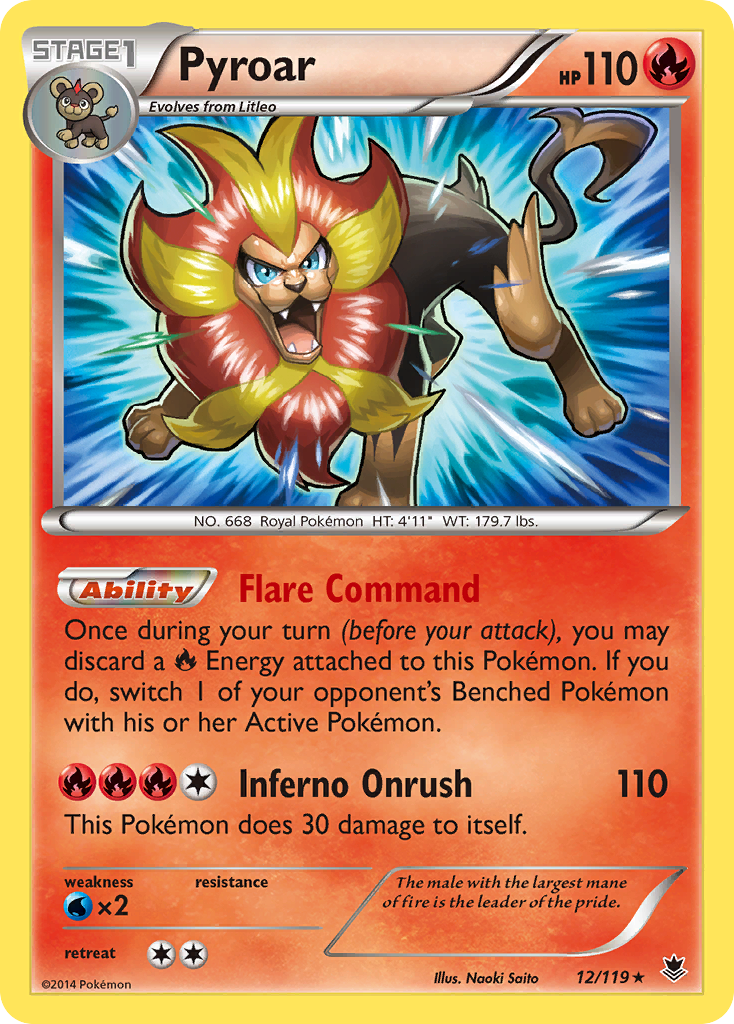 Pyroar (12/119) [XY: Phantom Forces] | Card Citadel