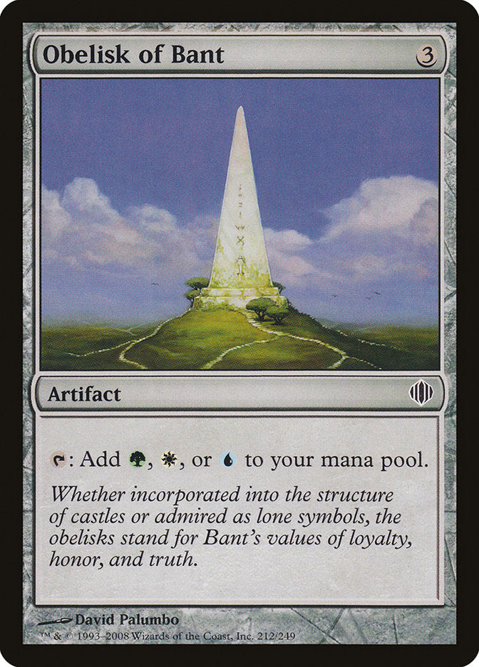 Obelisk of Bant [Shards of Alara] | Card Citadel