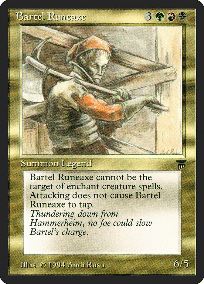 Bartel Runeaxe [Legends] | Card Citadel