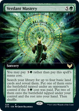 Verdant Mastery (Extended) [Strixhaven: School of Mages] | Card Citadel