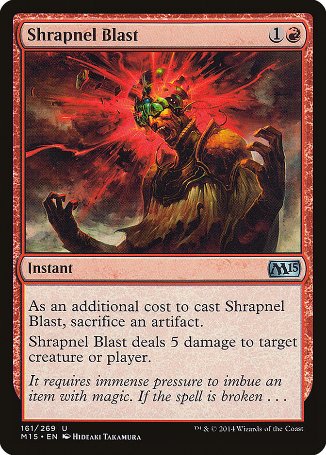 Shrapnel Blast [Magic 2015] | Card Citadel