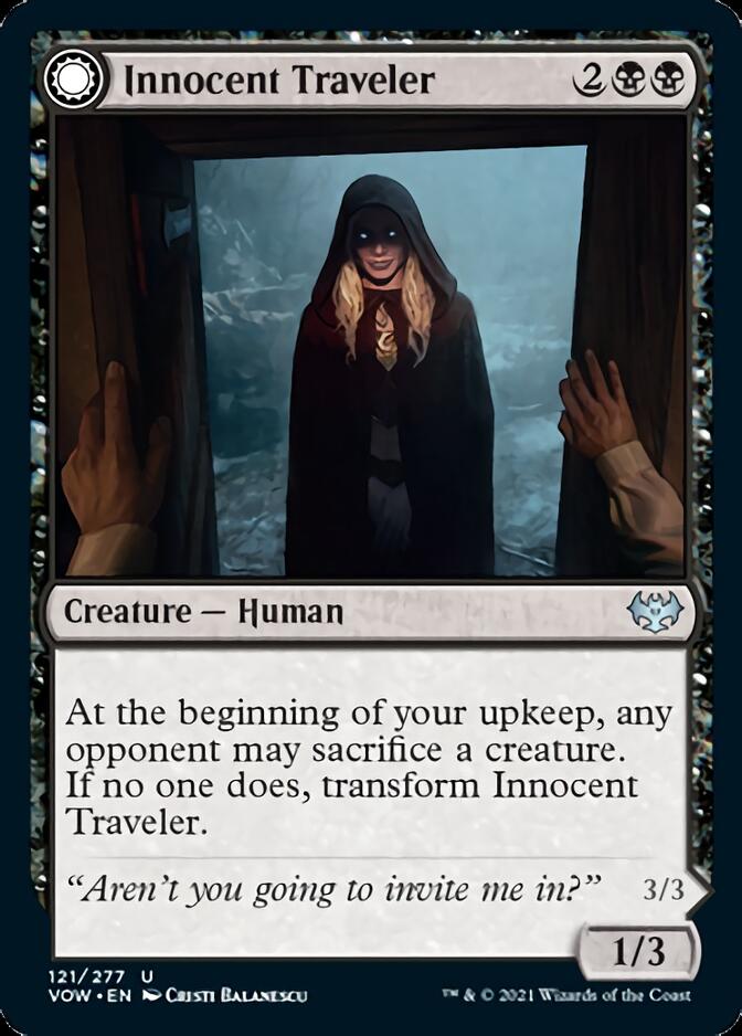 Innocent Traveler // Malicious Invader [Innistrad: Crimson Vow] | Card Citadel