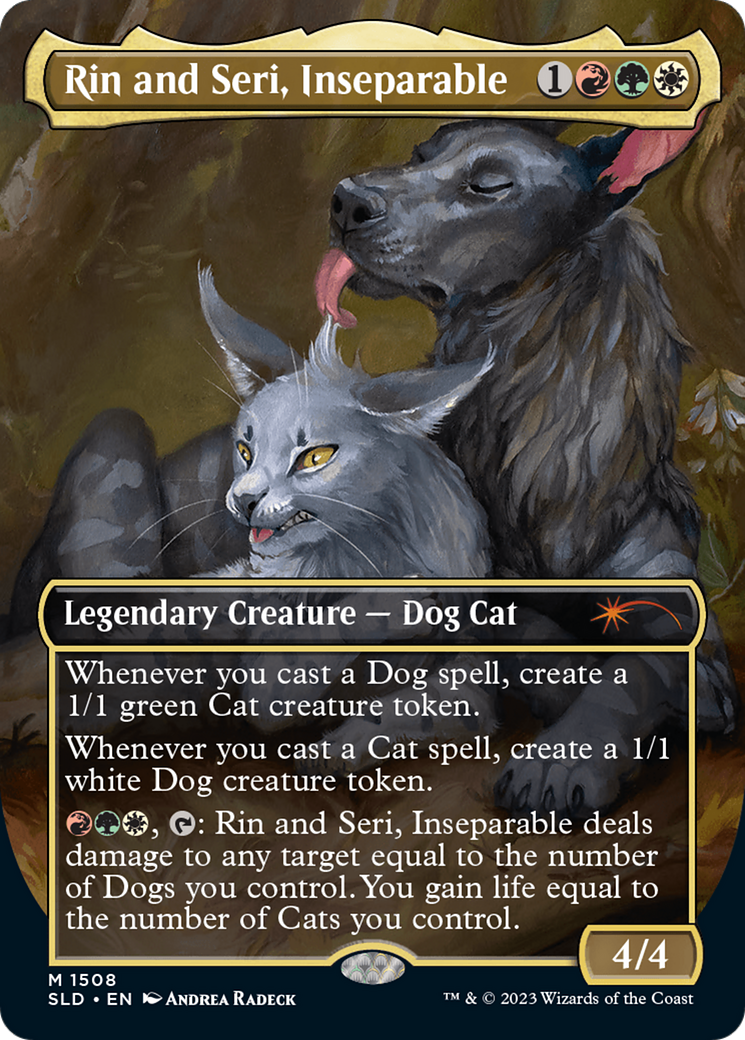 Rin and Seri, Inseparable (1508) // Rin and Seri, Inseparable [Secret Lair Commander Deck: Raining Cats and Dogs] | Card Citadel