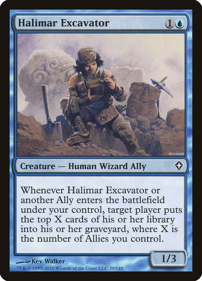 Halimar Excavator [Worldwake] | Card Citadel