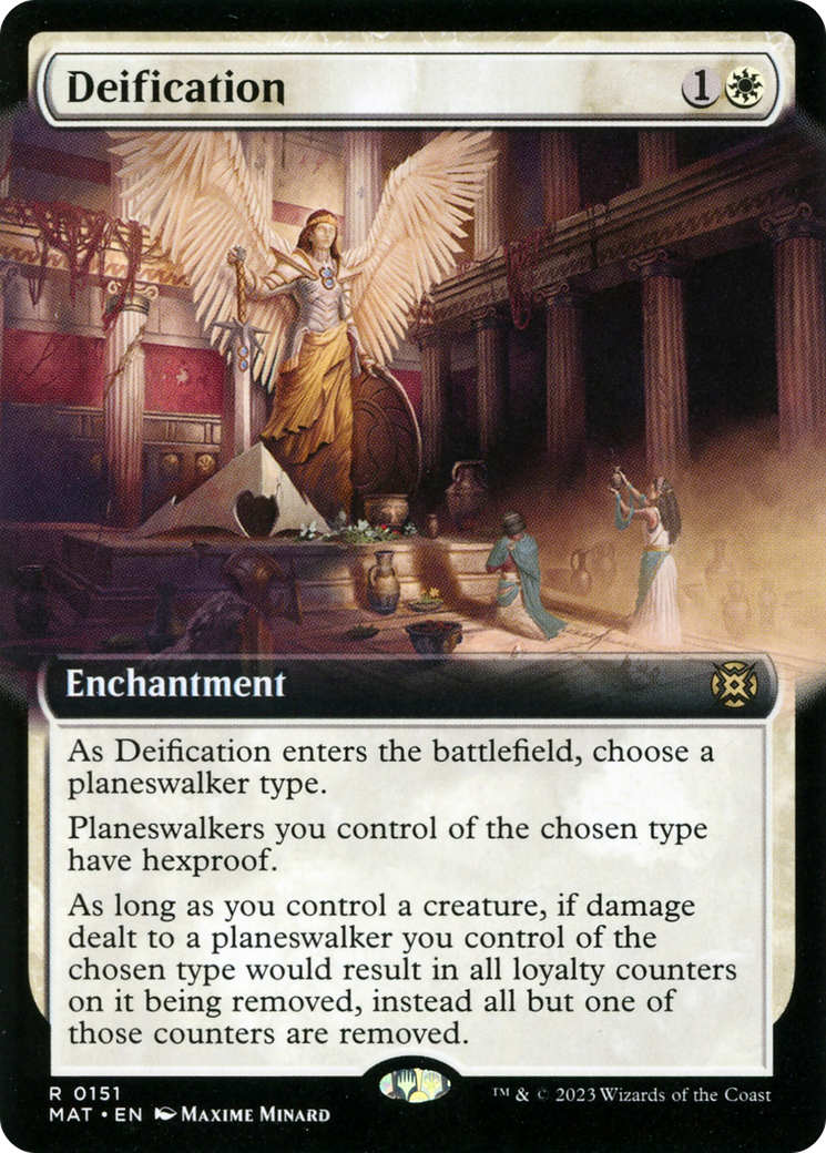 Deification (Extended Art) [March of the Machine: The Aftermath] | Card Citadel