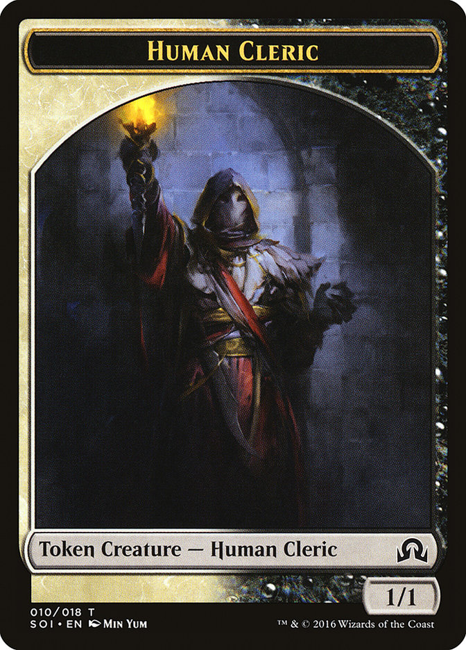 Human Cleric [Shadows over Innistrad Tokens] | Card Citadel