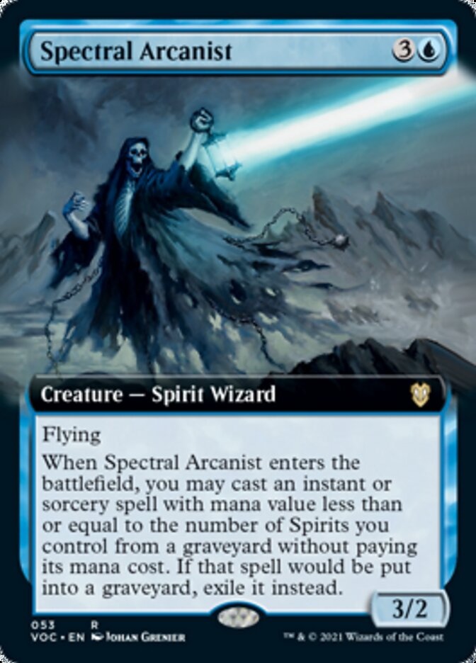 Spectral Arcanist (Extended) [Innistrad: Crimson Vow Commander] | Card Citadel