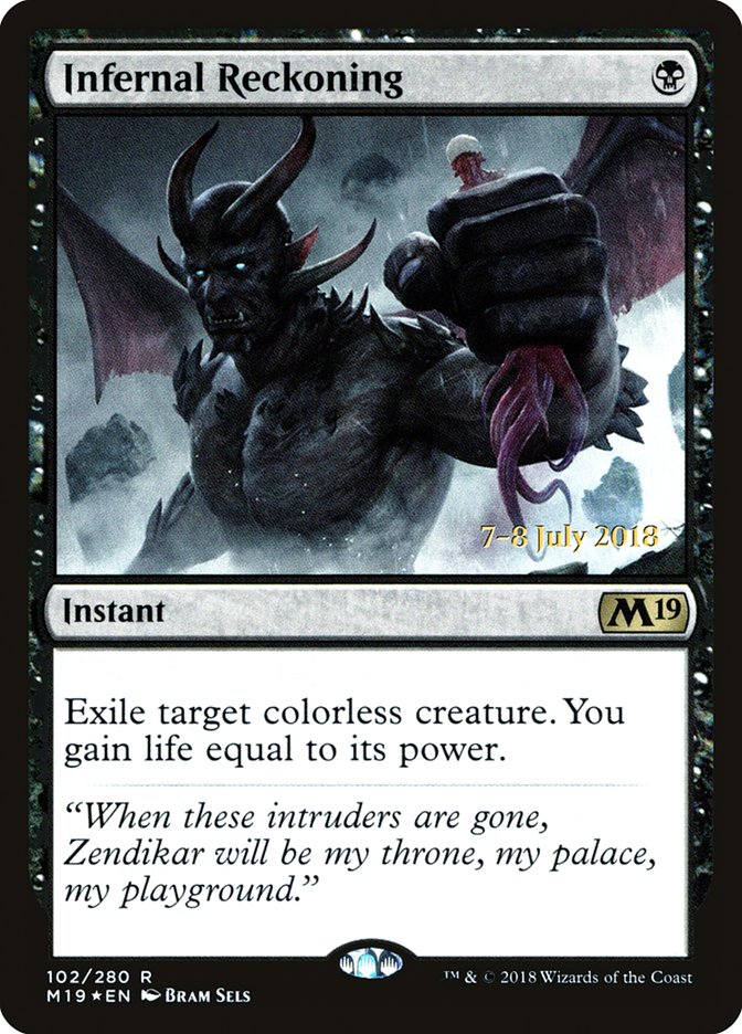 Infernal Reckoning [Core Set 2019 Promos] | Card Citadel