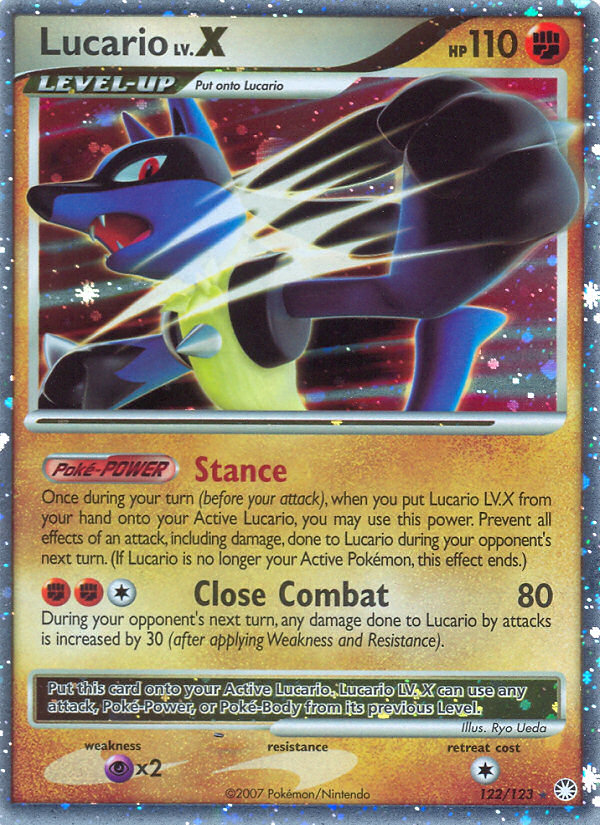 Lucario LV.X (122/123) [Diamond & Pearl: Mysterious Treasures] | Card Citadel