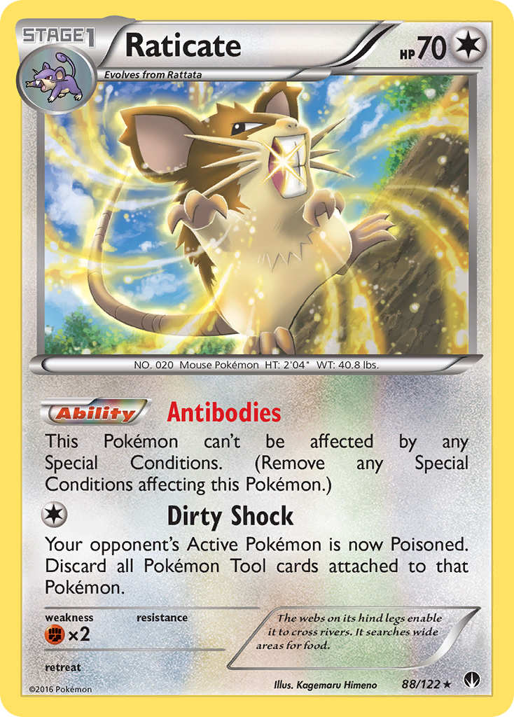 Raticate (88/122) [XY: BREAKpoint] | Card Citadel