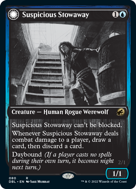 Suspicious Stowaway // Seafaring Werewolf [Innistrad: Double Feature] | Card Citadel