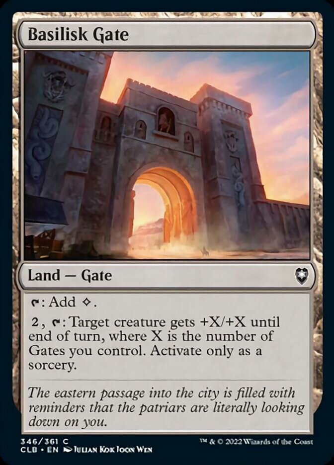 Basilisk Gate [Commander Legends: Battle for Baldur's Gate] | Card Citadel