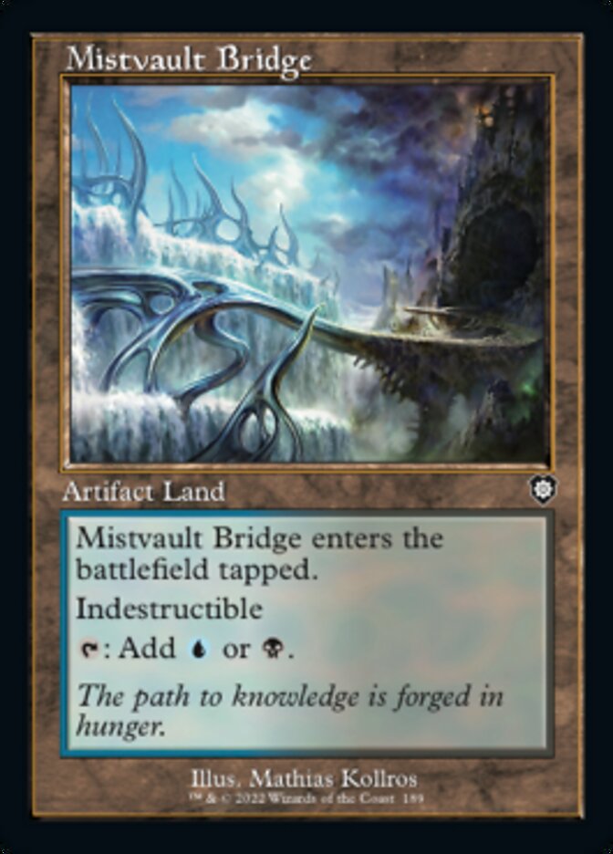 Mistvault Bridge (Retro) [The Brothers' War Commander] | Card Citadel