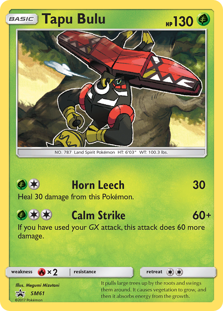 Tapu Bulu (SM61) [Sun & Moon: Black Star Promos] | Card Citadel