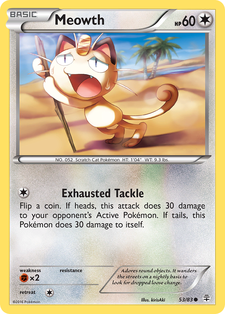 Meowth (53/83) [XY: Generations] | Card Citadel