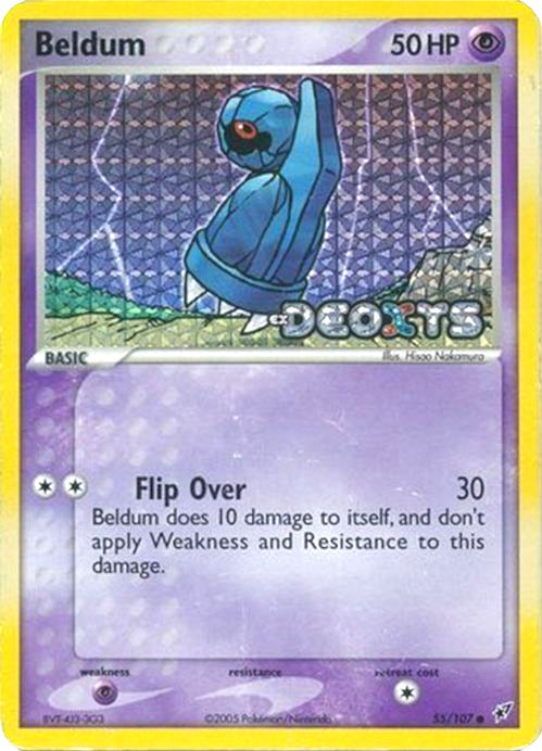 Beldum (55/107) (Stamped) [EX: Deoxys] | Card Citadel