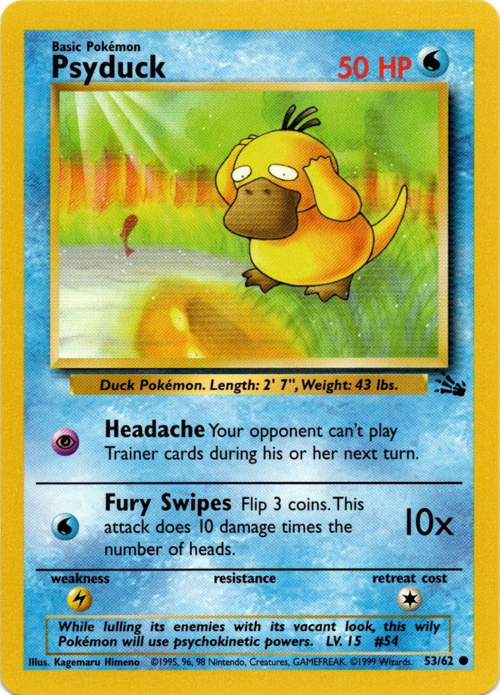 Psyduck (53/62) [Fossil Unlimited] | Card Citadel