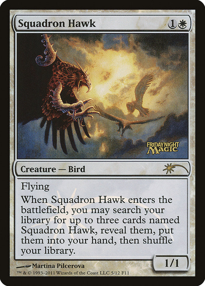 Squadron Hawk [Friday Night Magic 2011] | Card Citadel