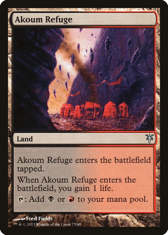 Akoum Refuge [Duel Decks: Sorin vs. Tibalt] | Card Citadel