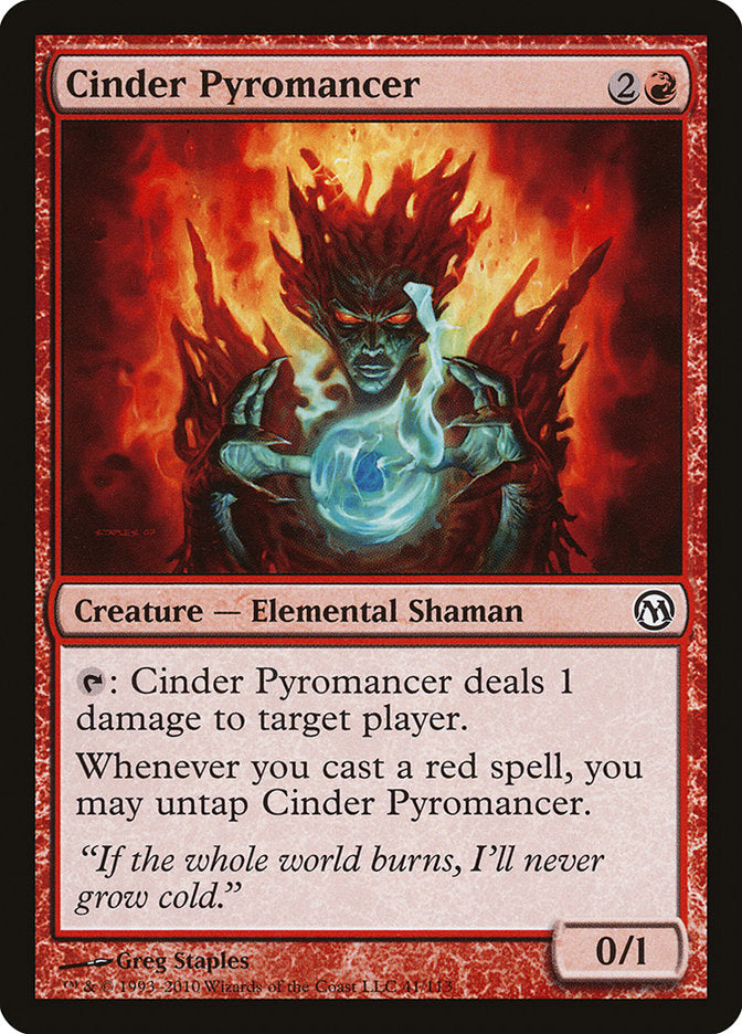 Cinder Pyromancer [Duels of the Planeswalkers] | Card Citadel