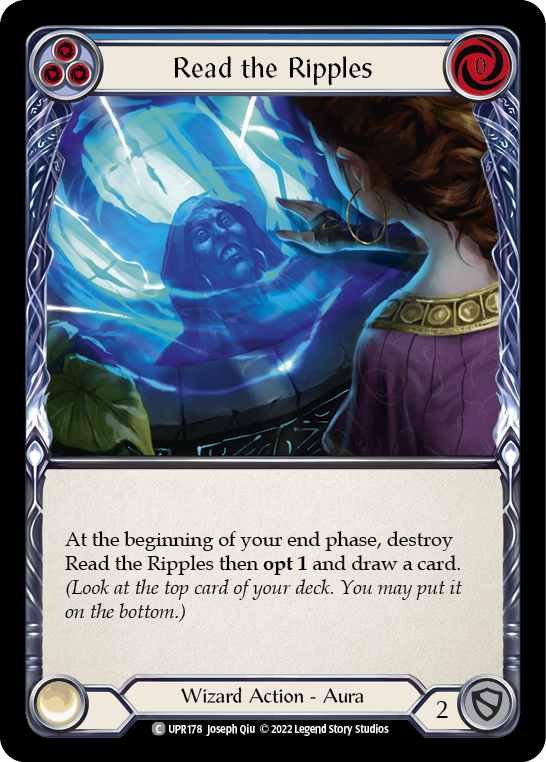 Read the Ripples (Blue) [UPR178] (Uprising)  Rainbow Foil | Card Citadel