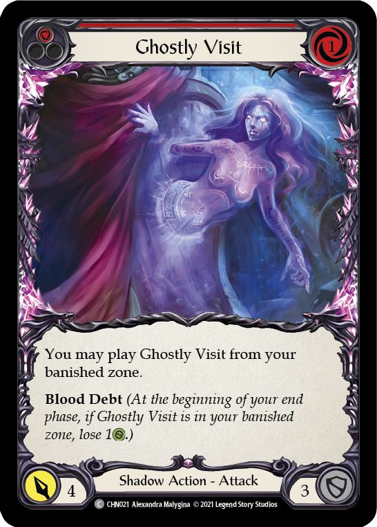 Ghostly Visit (Red) [CHN021] (Monarch Chane Blitz Deck) | Card Citadel