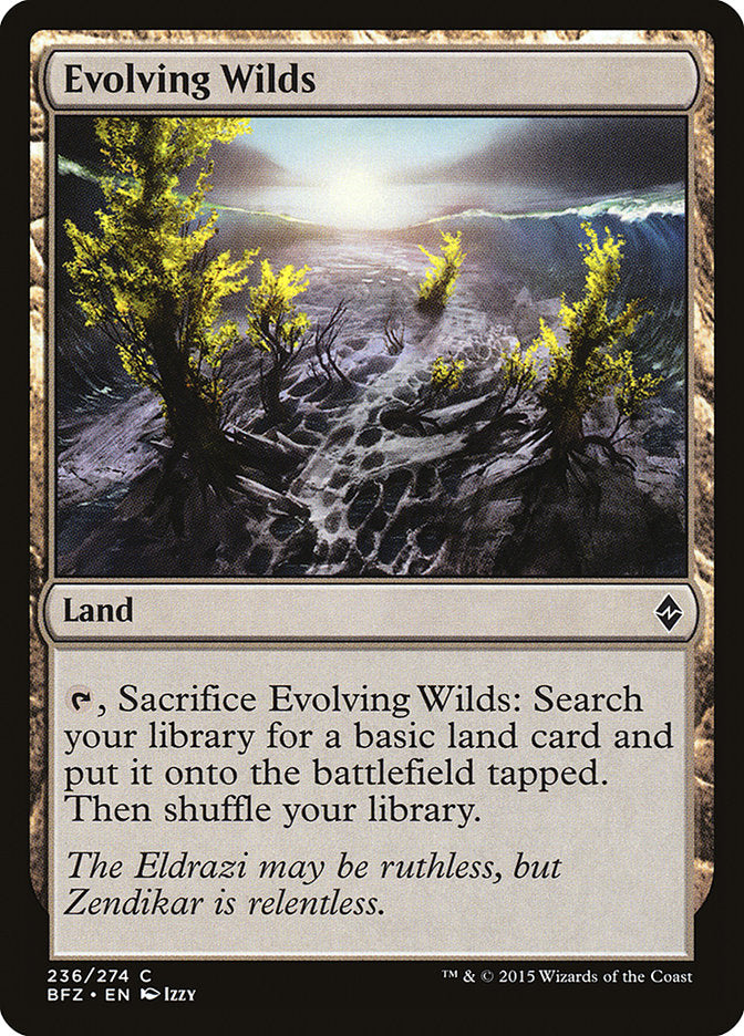 Evolving Wilds [Battle for Zendikar] | Card Citadel