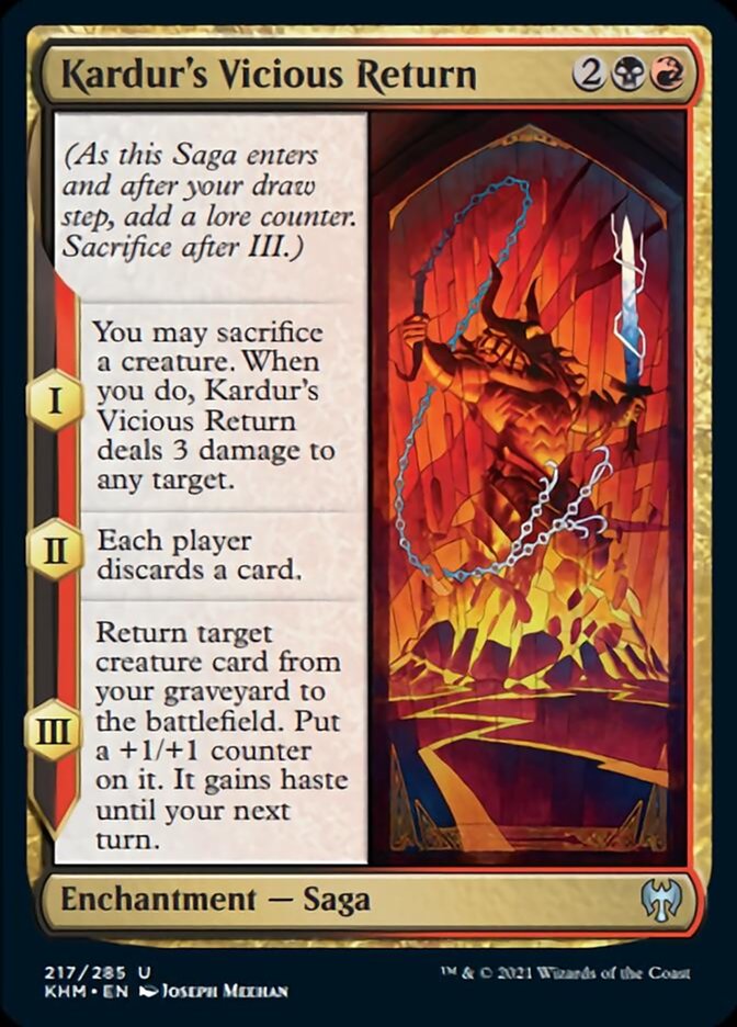 Kardur's Vicious Return [Kaldheim] | Card Citadel