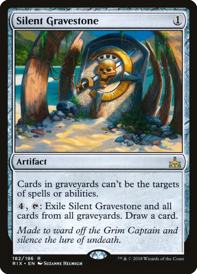 Silent Gravestone [Rivals of Ixalan] | Card Citadel