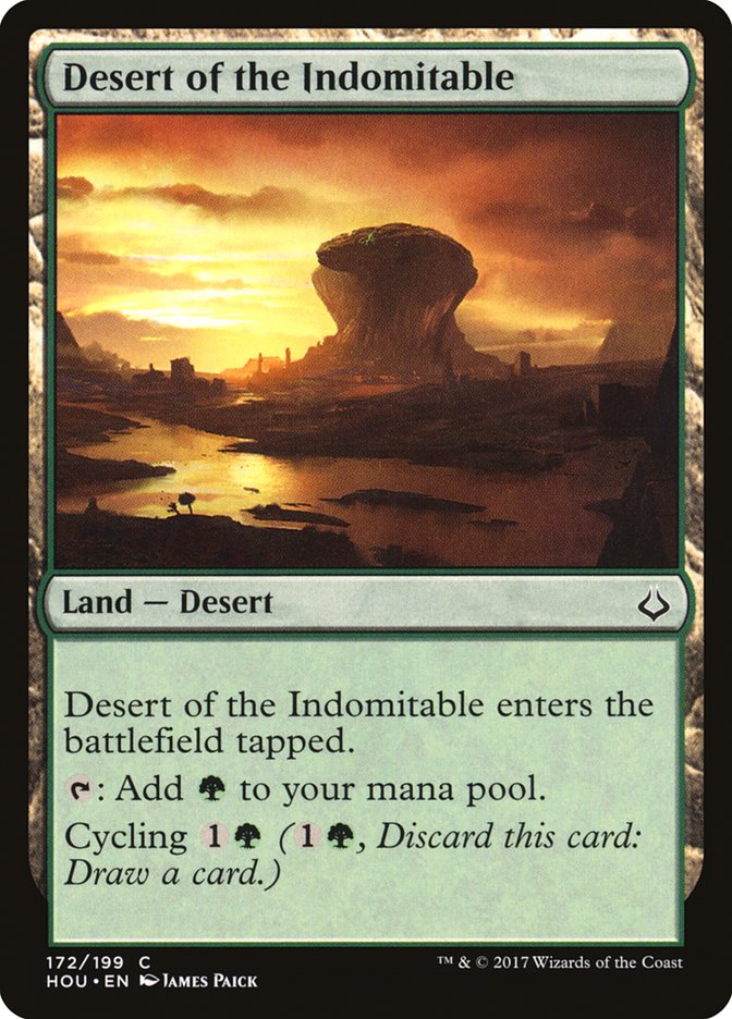 Desert of the Indomitable [Hour of Devastation] | Card Citadel