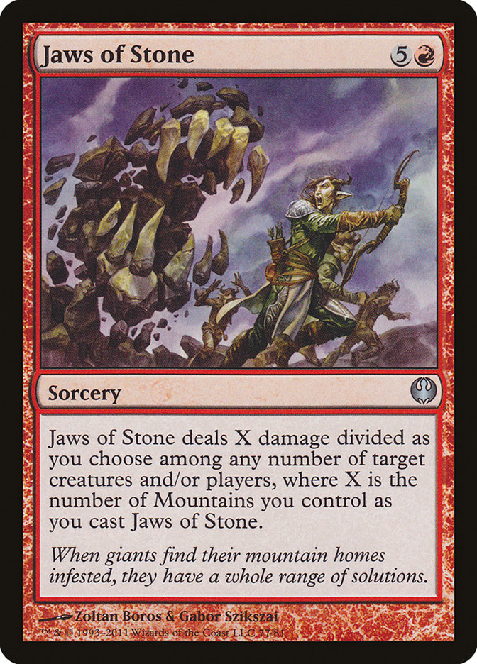 Jaws of Stone [Duel Decks: Knights vs. Dragons] | Card Citadel