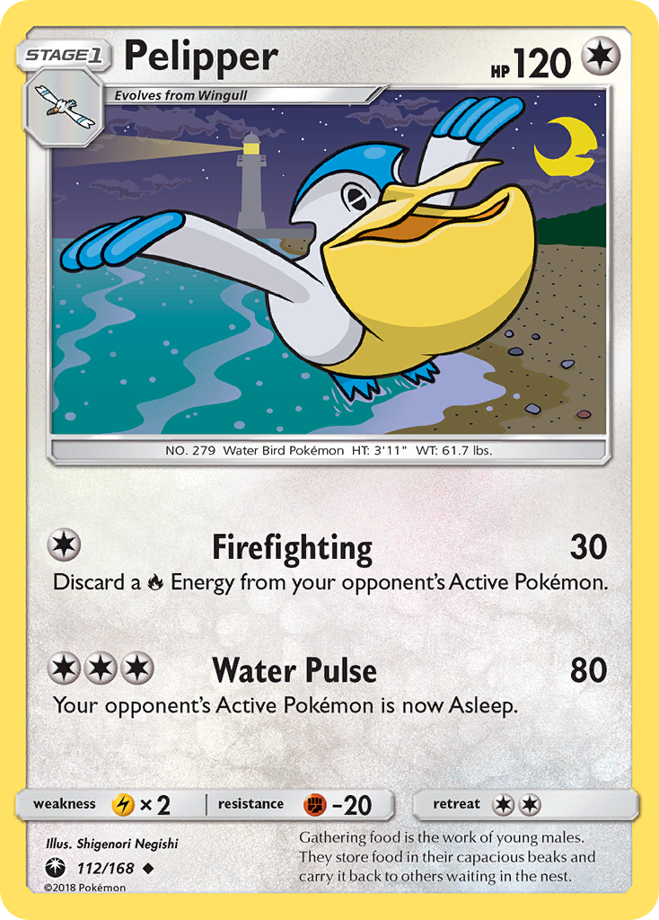 Pelipper (112/168) [Sun & Moon: Celestial Storm] | Card Citadel