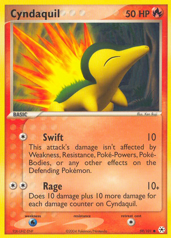 Cyndaquil (59/101) [EX: Hidden Legends] | Card Citadel