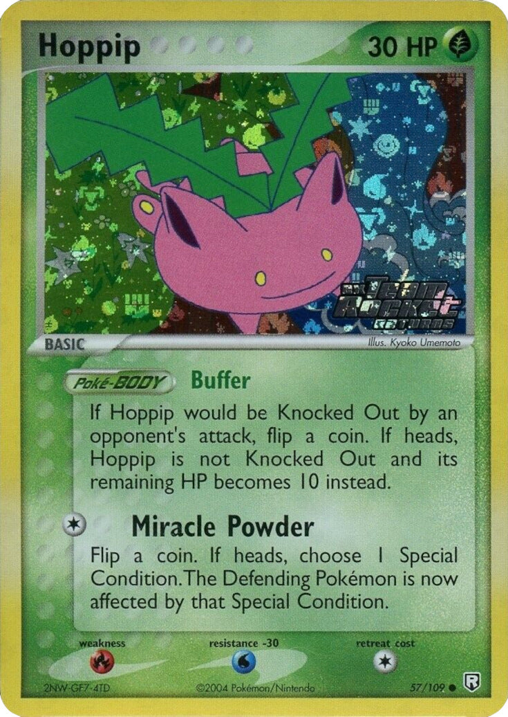 Hoppip (57/109) (Stamped) [EX: Team Rocket Returns] | Card Citadel