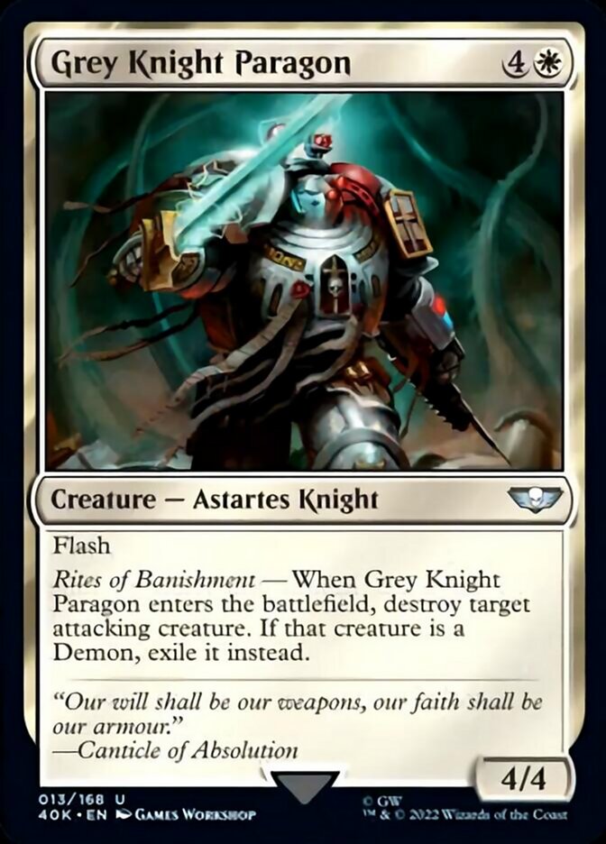 Grey Knight Paragon (Surge Foil) [Universes Beyond: Warhammer 40,000] | Card Citadel