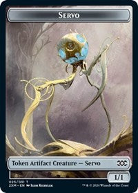 Servo // Thopter (026) Double-sided Token [Double Masters Tokens] | Card Citadel