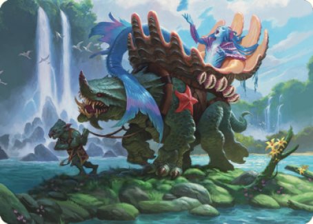 Vodalian Mindsinger Art Card [Dominaria United Art Series] | Card Citadel
