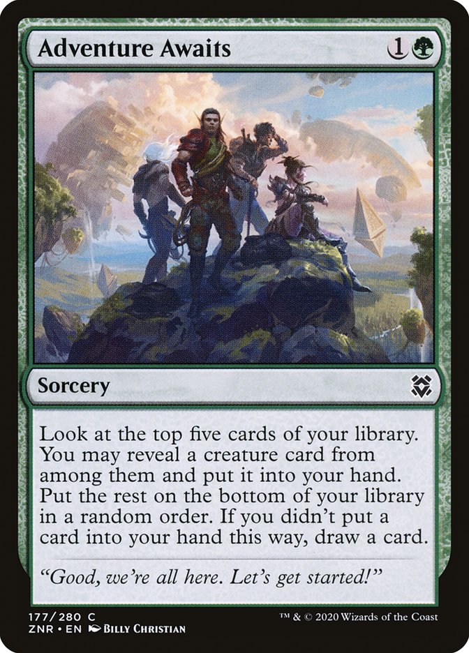 Adventure Awaits [Zendikar Rising] | Card Citadel