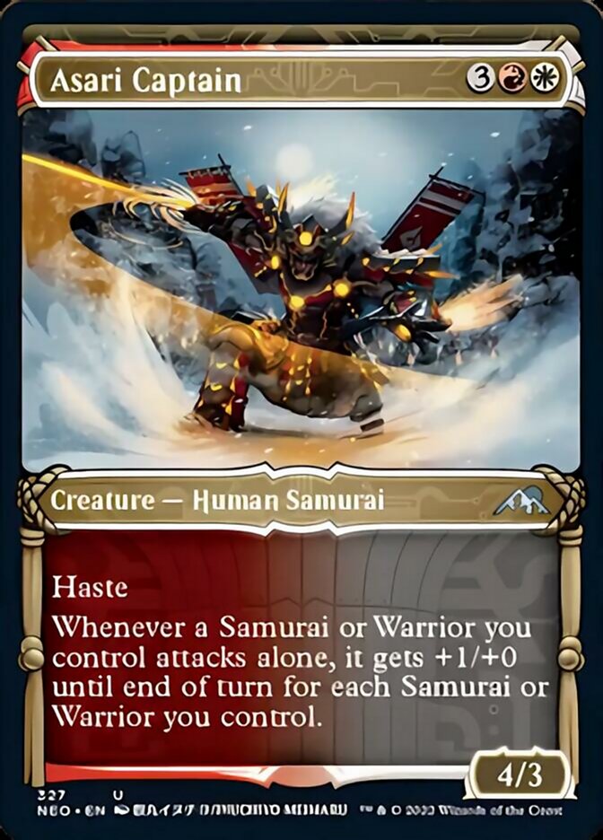 Asari Captain (Showcase Samurai) [Kamigawa: Neon Dynasty] | Card Citadel