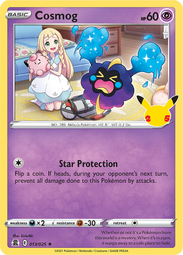 Cosmog (013/025) [Celebrations: 25th Anniversary] | Card Citadel